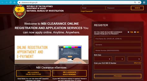 https clearance nbi gov ph registration|NBI Clearance Renewal 2023: Online Application and .